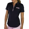 Jofit Grosgrain Pocket Polo - Midnight -golf ball Shop jofit 95555.1640896874
