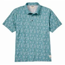Linksoul Blossom Print Anza Polo -golf ball Shop linksoul blossom print anza polo river 01 87673.1676598161