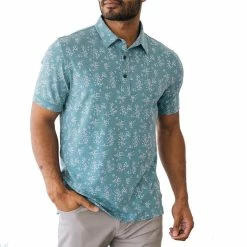 Linksoul Blossom Print Anza Polo -golf ball Shop linksoul blossom print anza polo river 02 35325.1676587435