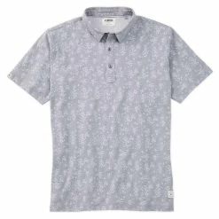 Linksoul Blossom Print Anza Polo -golf ball Shop linksoul blossom print anza polo soft sky 01 32250.1676598638