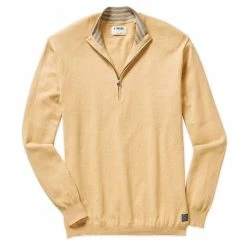 Linksoul Cotton-Cashmere 1/4 Zip Sweater -golf ball Shop linksoul cotton cashmere 1 4 zip sweater wheat heather 01 44120.1632855609