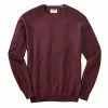 Linksoul Cotton Cashmere Crew Sweater -golf ball Shop linksoul cotton cashmere crew sweater bordeaux heather 01 04129.1632855241