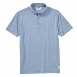 Linksoul Hybrid Oxford Polo -golf ball Shop linksoul hybrid oxford polo washed blue 01 86710.1676590897