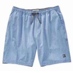 Linksoul Saturday AC Shorts - Lined -golf ball Shop linksoul saturday ac short lined washed blue 01 70789.1676597315