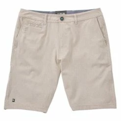 Linksoul Solid Boardwalker Shorts -golf ball Shop linksoul solid boardwalker short khaki 01 19660.1659042677