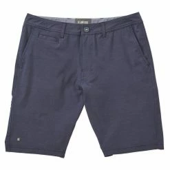Linksoul Solid Boardwalker Shorts -golf ball Shop linksoul solid boardwalker short navy 01 29612.1659042677