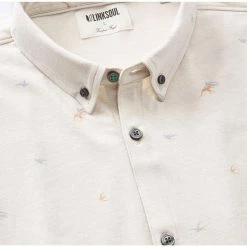 Linksoul Songbird Print Anza Shirt 43 Linksoul Songbird Print Anza Shirt -golf ball Shop linksoul songbird print anza shirt sand heather 02 91212.1676598482