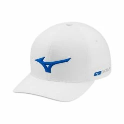 Mizuno Tour Delta Fitted Hat -golf ball Shop mizuno tour delta fitted hat white 01 27561.1664811778
