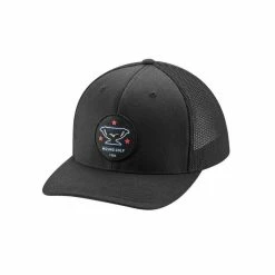 Mizuno Victory Patch Hat -golf ball Shop mizuno victory patch hat black 01 46198.1636663103