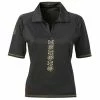 Nancy Lopez Attract Short Sleeve Polo -golf ball Shop nancy lopez attract short sleeve polo black 01 69273.1633540499