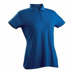 Nancy Lopez Grace Short Sleeve Polo -golf ball Shop nancy lopez grace short sleeve polo indigo 01 58431.1633540313
