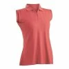 Nancy Lopez Grace Sleeveless Polo 2 Nancy Lopez Grace Sleeveless Polo -golf ball Shop nancy lopez grace sleeveless polo tangerine 01 17751.1633541705