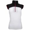 Nancy Lopez Kiss Sleeveless Polo 1 Nancy Lopez Kiss Sleeveless Polo -golf ball Shop nancy lopez kiss sleeveless polo white cherry 01 17283.1648051708