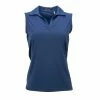 Nancy Lopez Legacy Sleeveless Polo -golf ball Shop nancy lopez legacy sleeveless polo navy 01 63300.1648051775
