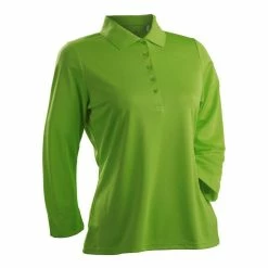 Nancy Lopez Luster 3/4 Sleeve Polo -golf ball Shop nancy lopez luster 3 4 sleeve polo palm 01 32361.1633540841