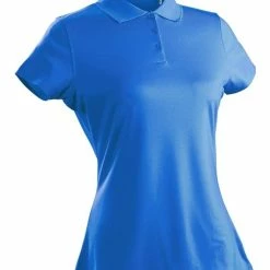 Nancy Lopez Luster Short Sleeve Polo -golf ball Shop nancy lopez luster short sleeve polo blue bird 01 32815.1633466363