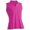 Nancy Lopez Luster Sleeveless Polo 1 Nancy Lopez Luster Sleeveless Polo -golf ball Shop nancy lopez luster sleeveless polo hot pink 01 72728.1633466644