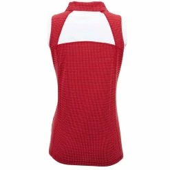 Nancy Lopez Zone Sleeveless Polo -golf ball Shop nancy lopez zone sleeveless polo cherry 02 41829.1648053527