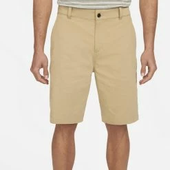 Nike Dri-Fit UV Chino Shorts - 10.5 Inch -golf ball Shop nike dri fit uv chino short 10 5 inch parachute beige 01 06625.1632511381