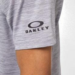 Oakley Contender Heather Polo -golf ball Shop oakley contender heather polo light grey heather 03 64929.1632243712