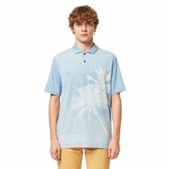 Oakley Reduct Polo -golf ball Shop oakley reduct polo stonewash blue 03 77490.1677600366