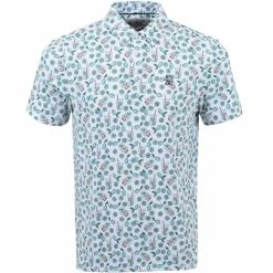 Original Penguin Lemonade Print Polo -golf ball Shop original penguin lemonade print polo bright white 01 60242.1652897301