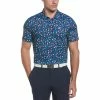 Original Penguin Whimsical Tropical Print Polo -golf ball Shop original penguin whimsical tropical print polo black iris 01 84209.1652883632