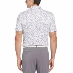 Original Penguin Whimsical Tropical Print Polo -golf ball Shop original penguin whimsical tropical print polo bright white 02 91742.1652883632