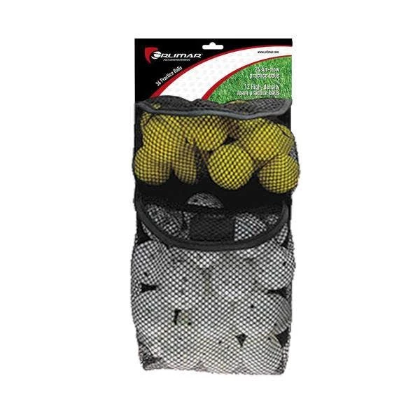 Orlimar 36 Pack Practice Balls (24 With Holes, 12 Foam) 3 Orlimar 36 Pack Practice Balls (24 With Holes, 12 Foam)