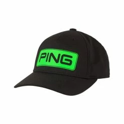 Ping Junior Tour Hat 8 Ping Junior Tour Hat -golf ball Shop ping junior tour hat black electric green 01 86876.1662670126