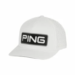 Ping Tour Vented Delta Hat 12 Ping Tour Vented Delta Hat -golf ball Shop ping tour vented delta hat white 01 82642.1652363404