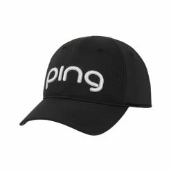 Ping Women's Tour Delta Hat -golf ball Shop ping womens tour delta hat black white 01 90630.1652367837