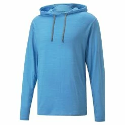 Puma Cloudspun GRYLBL Hoodie -golf ball Shop puma cloudspun grylbl hoodie azure blue 01 01694.1678910881