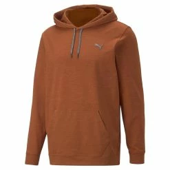 Puma Cloudspun Progress Hoodie -golf ball Shop puma cloudspun progress hoodie warm chestnut heather 01 06223.1662134278