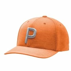Puma Junior P Cap -golf ball Shop puma junior p cap vibrant orange 01 84304.1640267518