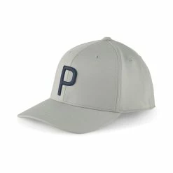 Puma P Hat -golf ball Shop puma p hat ash gray navy blazer 01 71465.1678809185