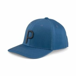 Puma P Hat -golf ball Shop puma p hat lake blue ash gray 01 34627.1678809188