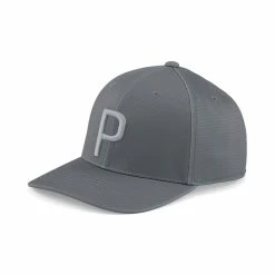 Puma P Hat -golf ball Shop puma p hat slate sky ash gray 01 22242.1678809186