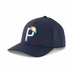 Puma Palmer P Hat -golf ball Shop puma palmer p hat navy blazer 01 95816.1678821782