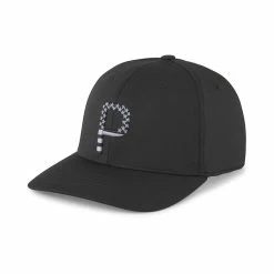 Puma Pars & Stripes P Hat -golf ball Shop puma pars and stripes p hat black 01 48044.1678819679