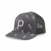 Puma Pineapple Trucker P Hat -golf ball Shop puma pineapple trucker p hat quiet shade pink mist 01 64181.1678814878