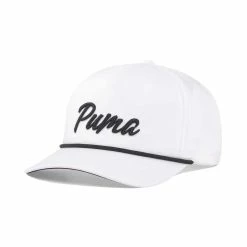 Puma Retro Rope Snapback Hat 6 Puma Retro Rope Snapback Hat -golf ball Shop puma retro rope snapback hat white black 01 48471.1662670164