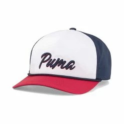 Puma Retro Rope Snapback Hat 7 Puma Retro Rope Snapback Hat -golf ball Shop puma retro rope snapback hat white navy blazer ski patrol 01 89398.1662670164