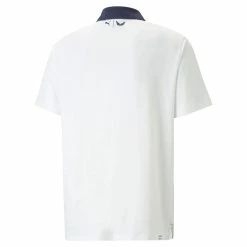 Puma Volition Stars & Bars Polo -golf ball Shop puma volition stars and bars polo white navy blazer 02 48550.1678306979