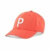 Puma Women's Pony P Hat -golf ball Shop puma womens pony p hat hot coral white 01 07989.1645040111