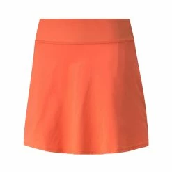 Puma Women's PWRSHAPE Solid Skort -golf ball Shop puma womens pwrshape solid skort hot coral 01 92297.1660834081
