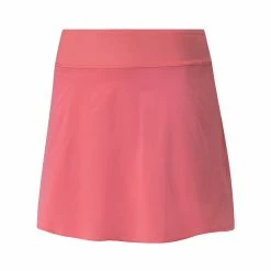 Puma Women's PWRSHAPE Solid Skort -golf ball Shop puma womens pwrshape solid skort rapture rose 01 24560.1660834082