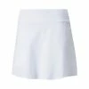 Puma Women's PWRSHAPE Solid Skort 2 Puma Women's PWRSHAPE Solid Skort -golf ball Shop puma womens pwrshape solid skort white 01 32508.1660834108