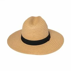 San Diego Hat Company Women's Braided Fedora With Bow Band -golf ball Shop san diego hat company womens braided fedora with bow band tobacco 03 25607.1676586006