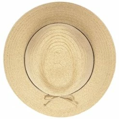 San Diego Hat Company Women's Paperbraid Fedora With Debossed Metallic Snake Band -golf ball Shop san diego hat company womens paperbraid fedora with debossed metallic snake band natural 03 12606.1676593860